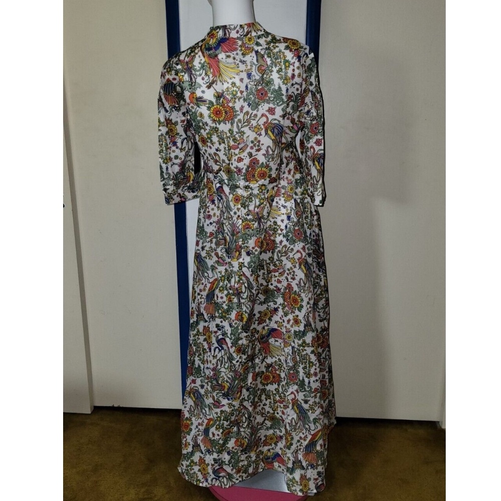 Tory Burch Printed ShirtDress Dress XS Promised Land Cover Up $448 - Picture 5 of 9